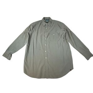 Woolrich Shirt Mens XLT Long Sleeve Button Front Outdoors Adult Pocket